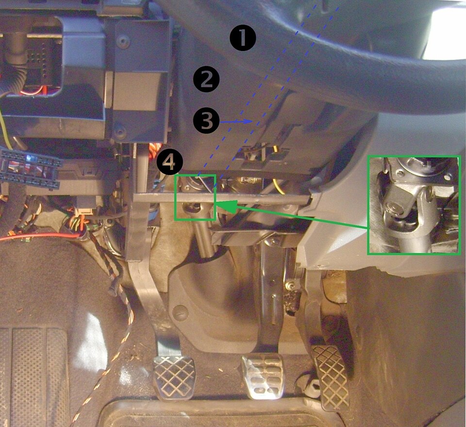 Steering wheel and column
